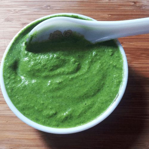 How to Make Coriander Mint Chutney With Yogurt(Curd)