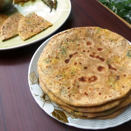 Paneer And Coriander Paratha/Protein-rich Paratha Recipe