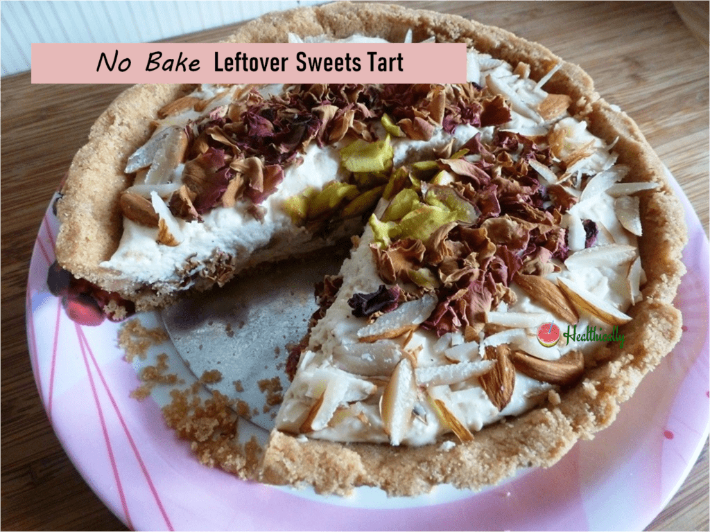 Easy Tart With Leftover Sweets | No Cook No Bake & Eggless