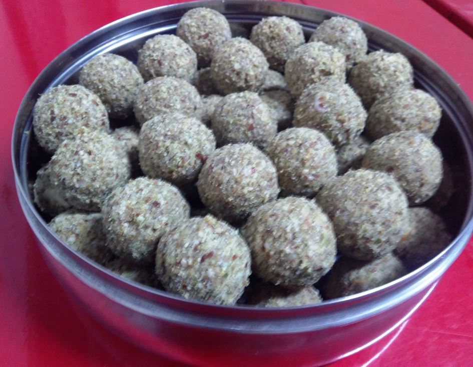 seeds & dry fruits ladoo without sugar