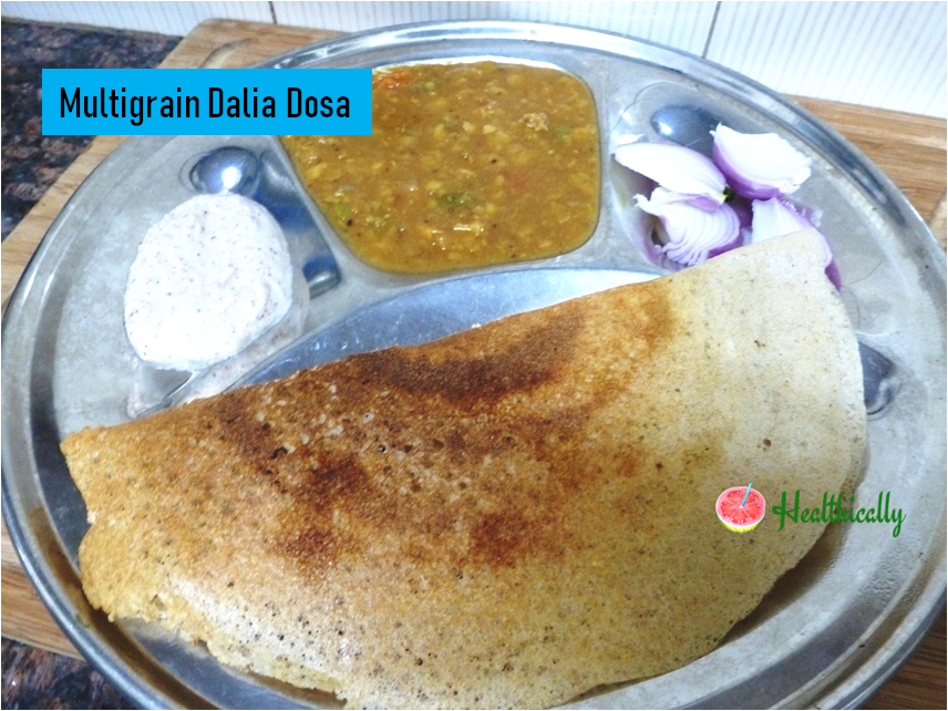 How To Make Multigrain Dalia Dosa And Uttapam