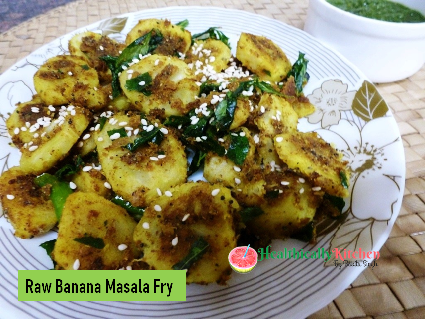 Easy & Quick Masala Raw Banana Fry | Healthy Snack Recipe