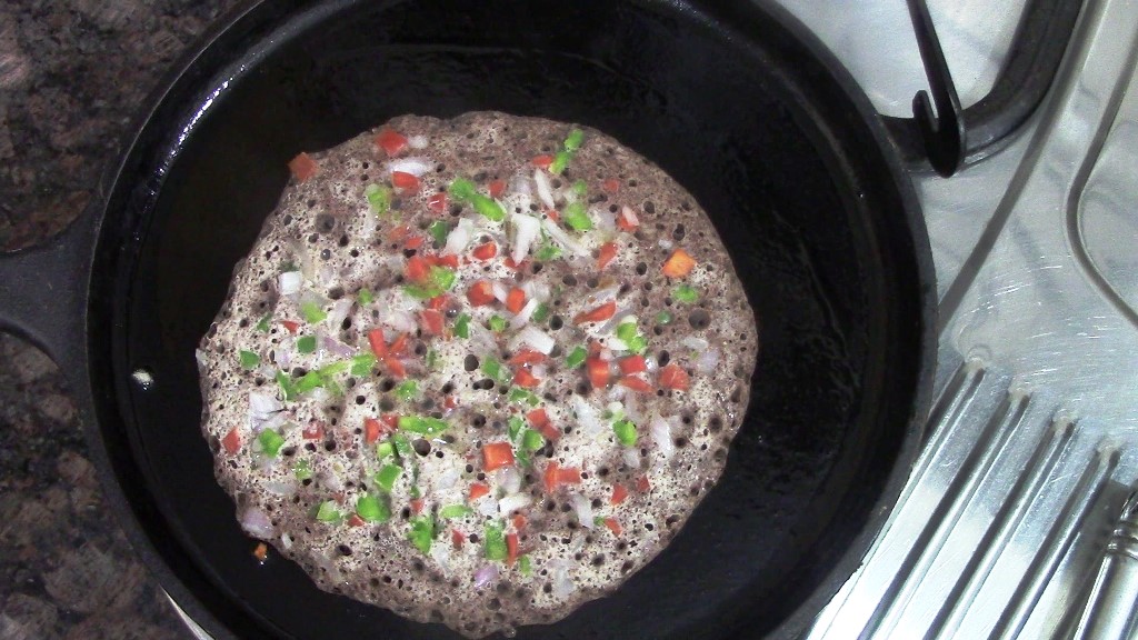 Fermented Ragi Vegetable Uttapam