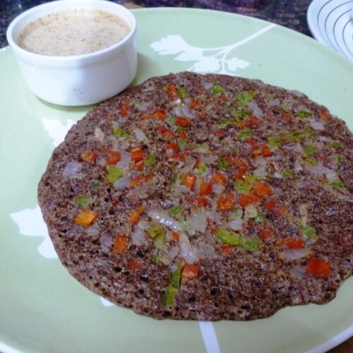 ragi uttapam recipe| Finger millet recipes for weight loss