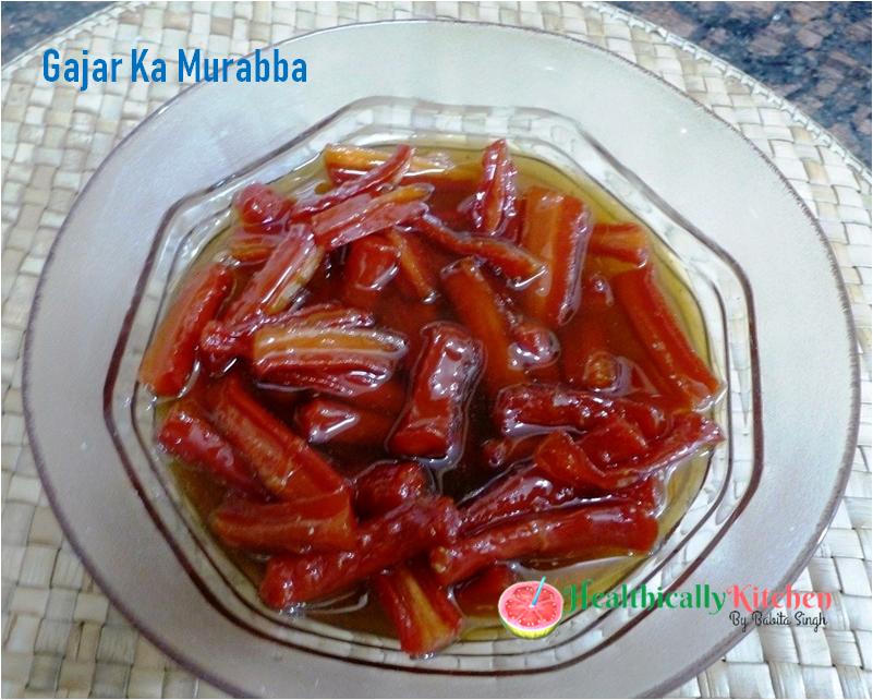 2-Ingredients Carrot Murabba with Jaggery | Gajar Ka Murabba