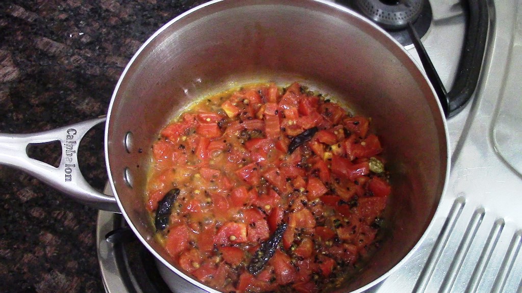 simple sweet tomato chutney without onion and garlic