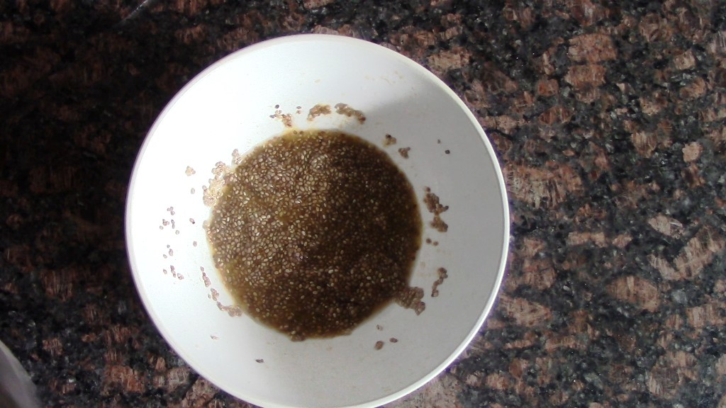 soaked chia seeds