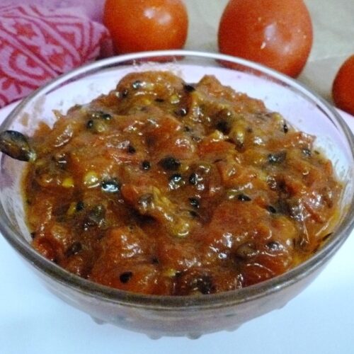 sweet and sour tomato chutney