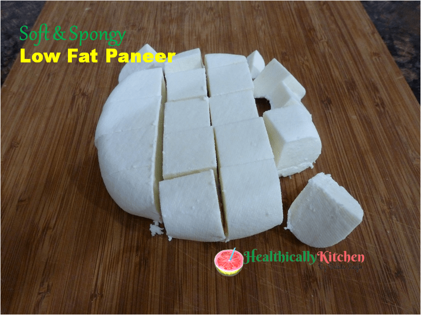 How to Make Low Fat Paneer at Home | Homemade Soft Paneer Recipe