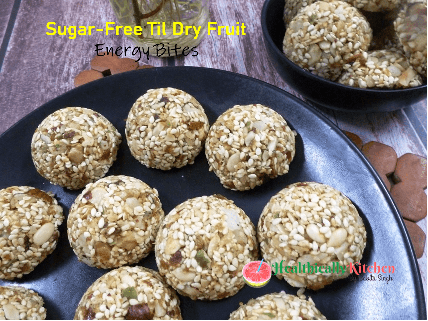 Sugar-Free Til Laddu | Easy No Bake Energy Balls with Dates