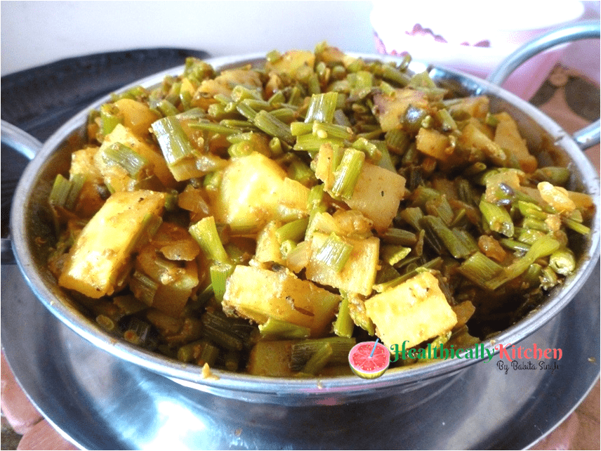 Aloo Moongre ki Sabzi Recipe | Moongre Aloo Recipe 