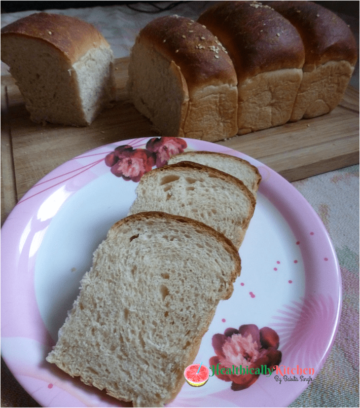 Fluffy Whole Wheat Japanese Milk Bread Recipe(with Tangzhong)