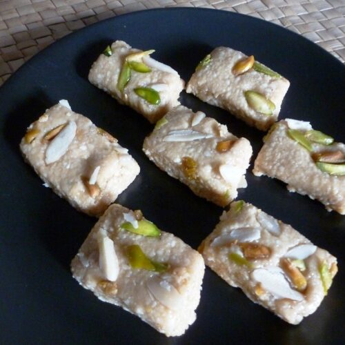 til ki barfi without khoya