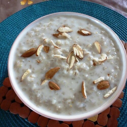 jau ki kheer recipe