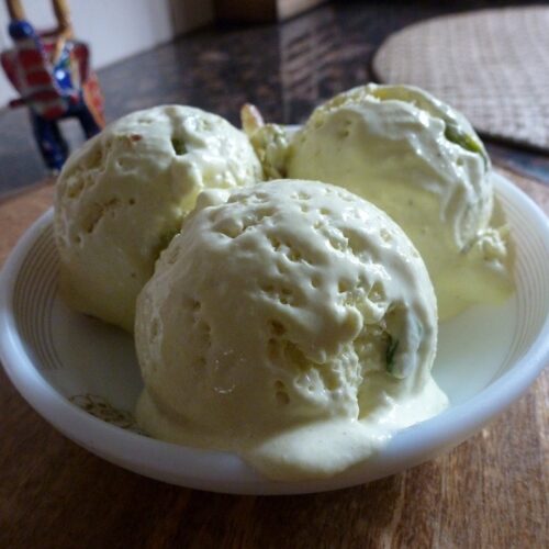 homemade simple ice cream recipe with lauki
