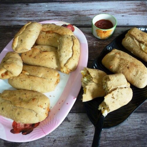 mini garlic bread rolls