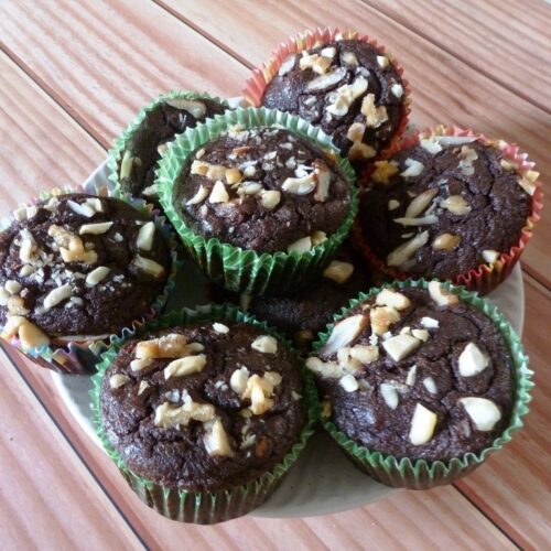dried fruit and nut muffins